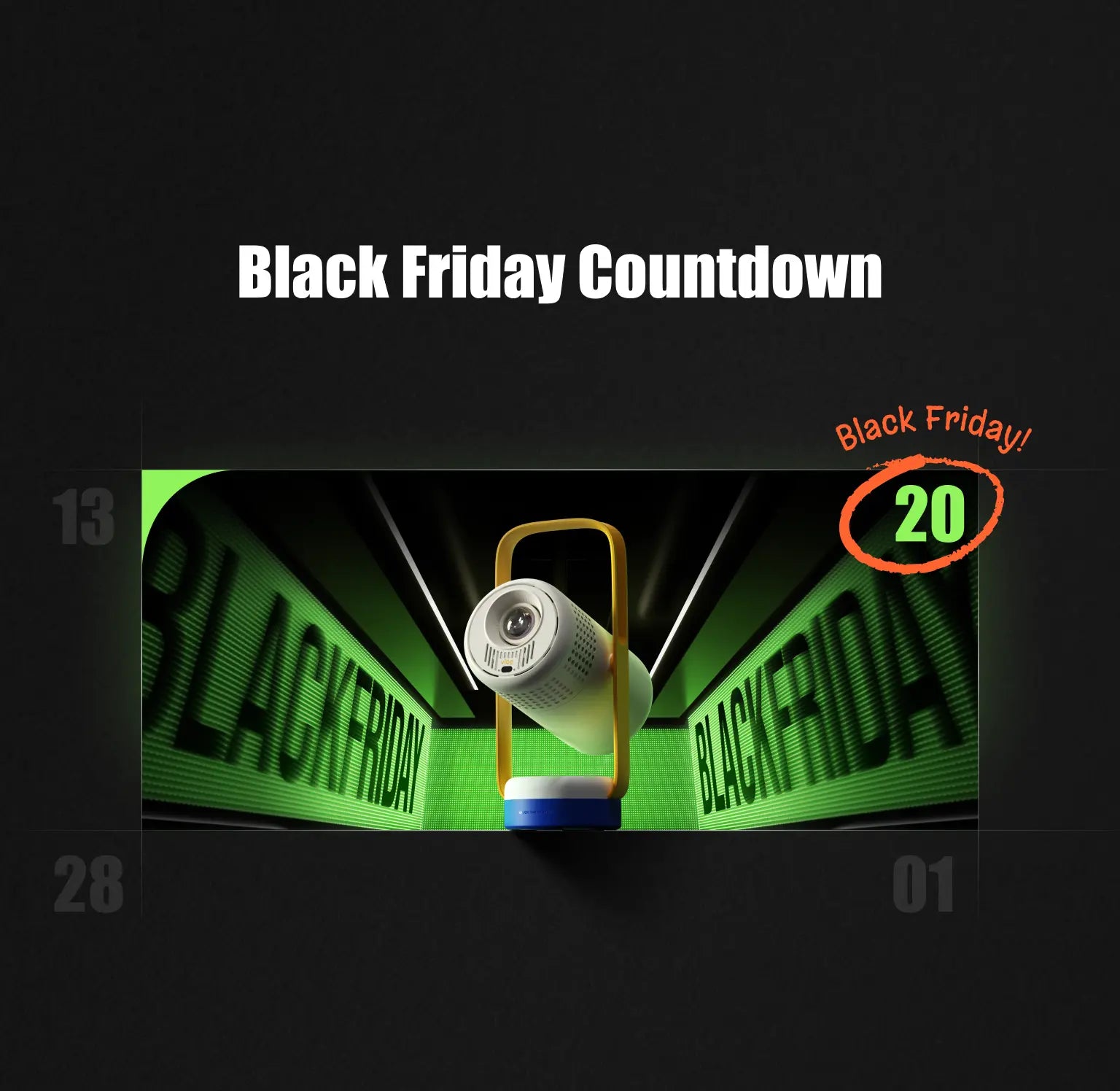XGIMI Black Friday 2025 Countdown: Nehmen Sie am Early Giveaway teil!