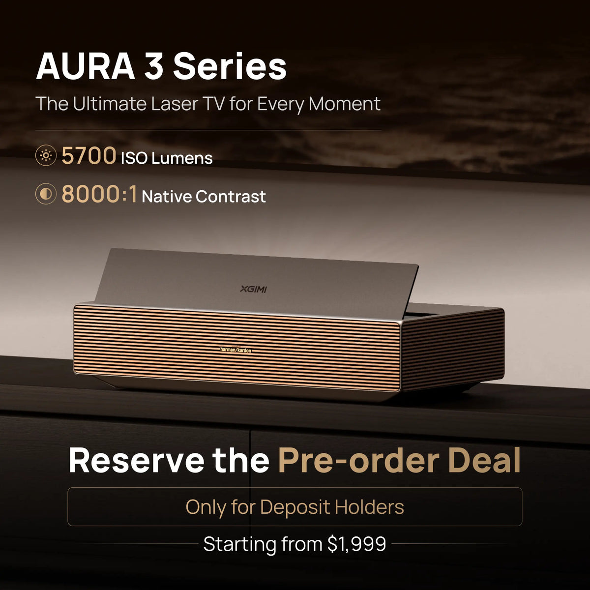 AURA 3 Series – Reservierung mit Anzahlung