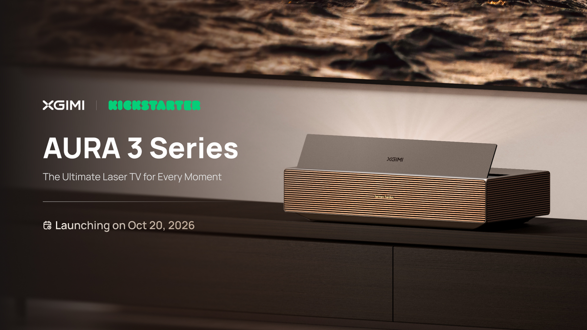 XGIMI AURA 3 Series startet auf Kickstarter und sammelt in 2 Stunden 10 Mio. US-Dollar ein
