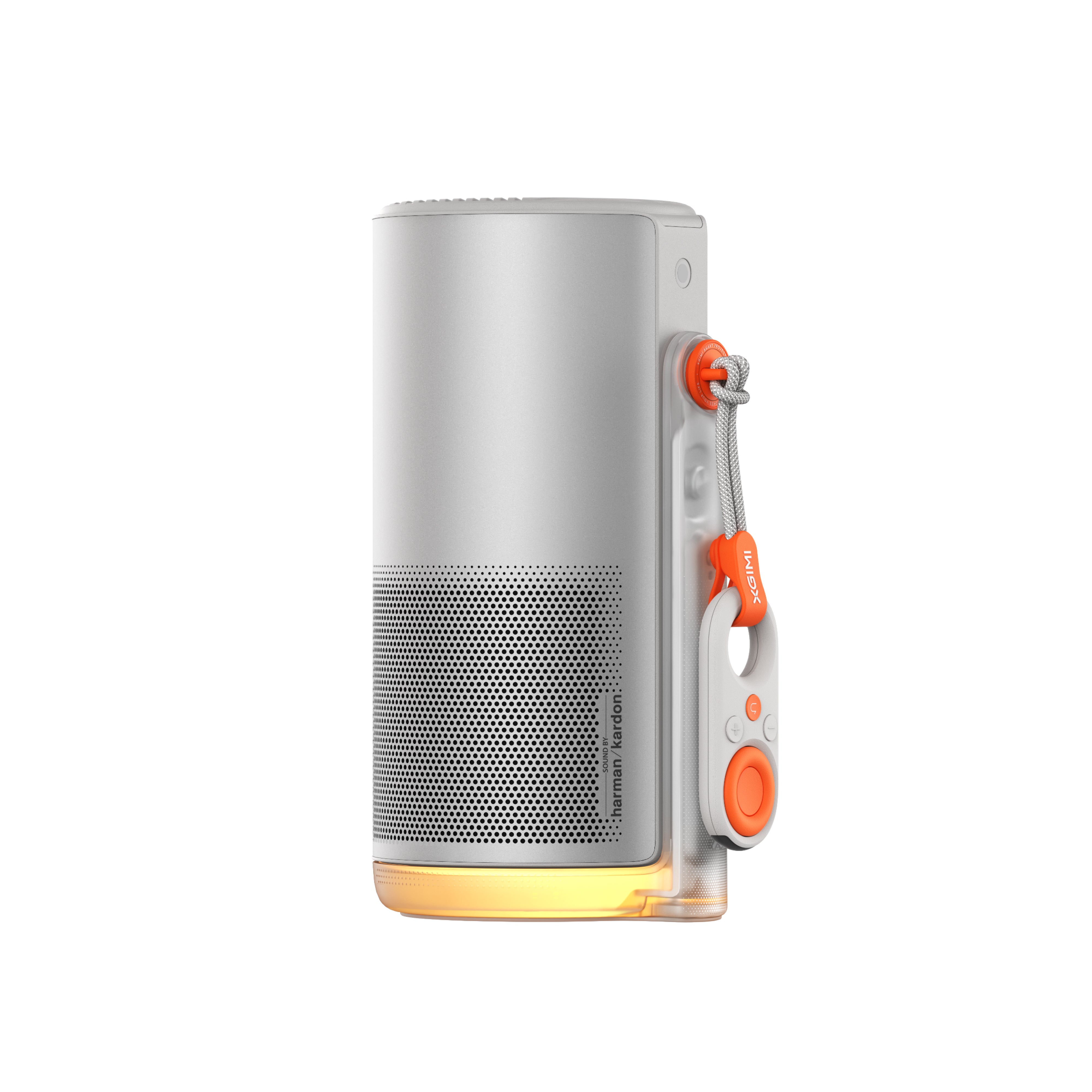 XGIMI MoGo 4 tragbaren Beamer mit Akku: Intelligente 1080p-HD-Lösung mit 450 ISO Lumen, integrierten Lautsprechern und Google TV-Streamingsystem inklusive Netflix.