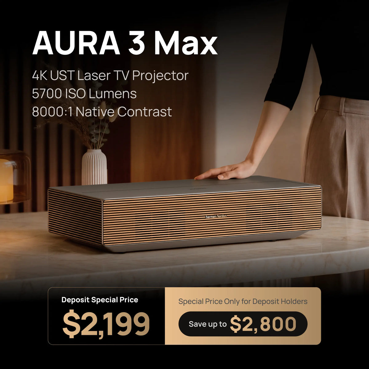 AURA 3 Series – Reservierung mit Anzahlung
